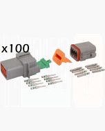 Deutsch DT Series 8 Pin Connector Kit (Box of 100)