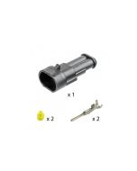 AMP Superseal 2 Circuit Receptacle Kit