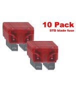 Ionnic BF10/10 ATC/ATO Blade Fuse 10A - Red (Pack of 10)