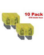 Ionnic BF20/10 ATC/ATO Blade Fuse 20A - Yellow (Pack of 10)