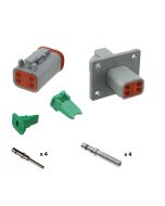 Deutsch DT4-1-L012 Flange Mount Connector Kit