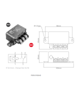 Ionnic P2512150HD 12V 130A Change Over Relay Power w Resistor Protection