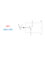 Ionnic R508-12R 12V Off/ Mon On Single Pole Rocker Switch