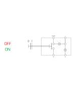 Ionnic RHL163-22 Switch Hi-Lux 2016 - Off/On (Blue)