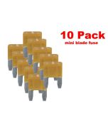 Ionnic MF5/10 ATM Mini Blade Fuse 5A - Orange (Pack of 10)