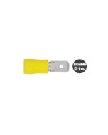 Quikcrimp QKC87 Male Terminal Yellow 6.3mm 100 Pack