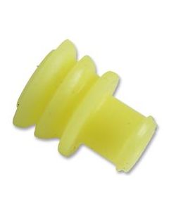 TE Connectivity Cable Seal, Yellow Wire Seal, 2.4 mm, AMP Superseal 1.5 Series Connectors