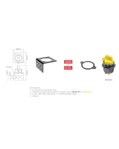 Ionnic MSU-02 Yellow Battery Isolator Universal Lockout Kit