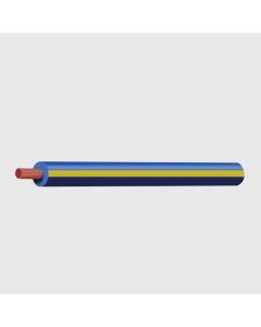 Ionnic TW100-BLU/YEL-500 Thin Wall Blue Cable - Yellow Trace (1.0mm2)