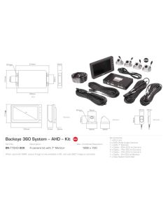 Brigade BN-770HD-300 BackEye 360 System AHD Kit