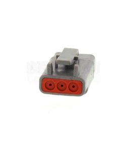 DTM06-3S/B CONNECTOR (CARTON QTY 2000)