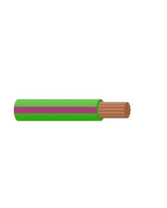 Ionnic TW100-D-GRN/PUR-500 Thin Wall Dark Green Cable - Purple Trace (1.0mm2)