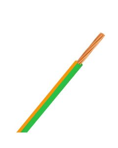 Ionnic TW100-D-GRN/ONG-500 Thin Wall Dark Green Cable - Orange Trace (1.0mm2)