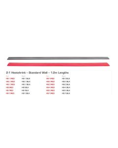 Ionnic HS7RED 2:1 Standard Wall Heatshrink  – 1.2m