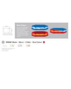 IONNIC IL-088C MICRO BAR AMB/GRN 10-30V BOLT DOWN