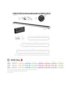 IONNIC IL-288A-11AA LIGHTBAR LED AMB/GRN 1200MM 12-24V