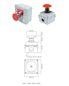 Ionnic CHS2 Switch Kit Push/Pull Lockable (N/O & N/C)