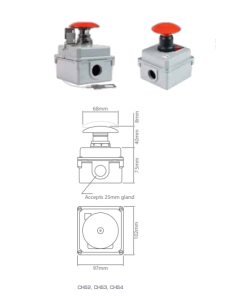 Ionnic CHS4 Switch Kit Push/Pull Extra Contact (N/O & N/C)