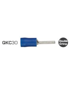 IONNIC QKC30 Blue Pin Crimp Terminals (Pack of 100)