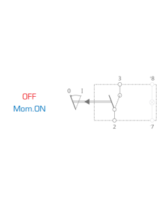 Ionnic R508-12R 12V Off/ Mon On Single Pole Rocker Switch