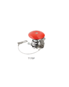 Ionnic T176P Button - 68mm Lockable Push/Pull (Red)