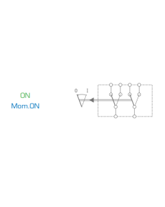 Ionnic TS502E Toggle Switch Double Pole On/Mom.On - Blade (12/24V)