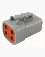 Deutsch DTP06-4S DTP Series 4 Socket Plug