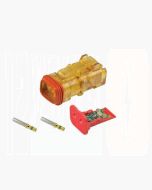 Deutsch DTLED-24V-4 Led Connector Kit 24V (gold terminals)