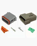 Deutsch DT Series 12 Way Connector Kit with F Crimp Contacts