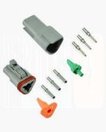 Deutsch DT3-3 3 Way Connector Kit with Nickel Contacts