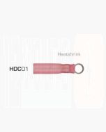 ionnic HDC01 Red Heatshrink 3mm Ring Crimp Terminal