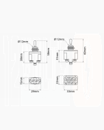 Ionnic MTS401 Compatible Toggle Switch - Screw