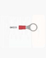 Quikcrimp 8.5mm Ring Pre-Insulated Terminal Red pack of 100