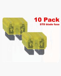 Ionnic BF20/10 ATC/ATO Blade Fuse 20A - Yellow (Pack of 10)