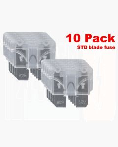 Ionnic BF25/10 ATC/ATO Blade Fuse 25A - Clear (Pack of 10)