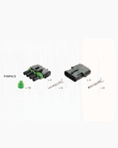 Delphi P-WP4/2 4 Circuit Weather Pack Kit