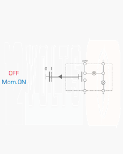 Ionnic RHL168-78 Switch Hi-Lux 2016 - Off/Mom.On (Blue)