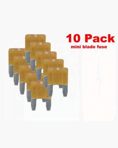 Ionnic MF5/10 ATM Mini Blade Fuse 5A - Orange (Pack of 10)